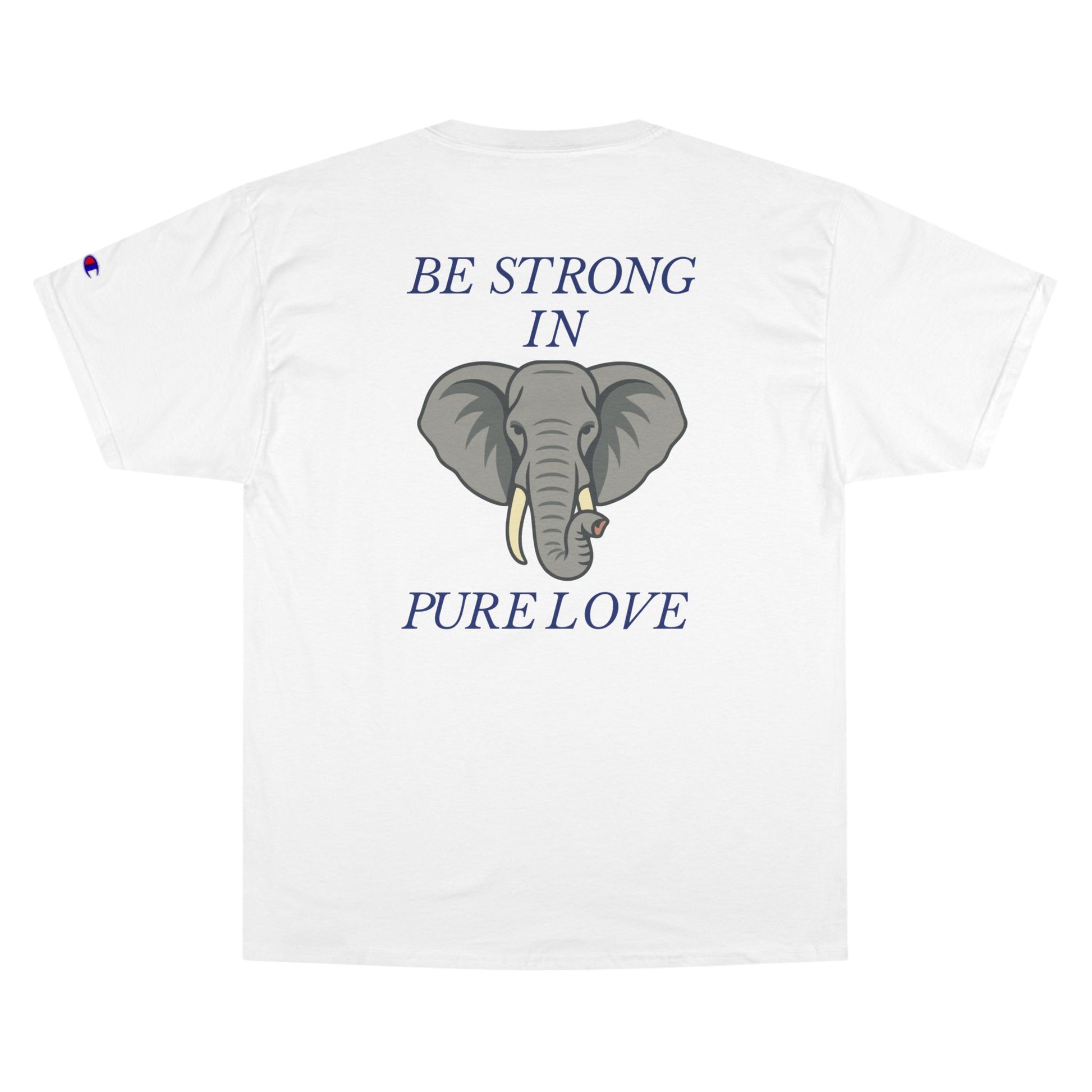 The Divine Kingdom "Be Strong in Pure Love" Elephant Premium Tee for Him