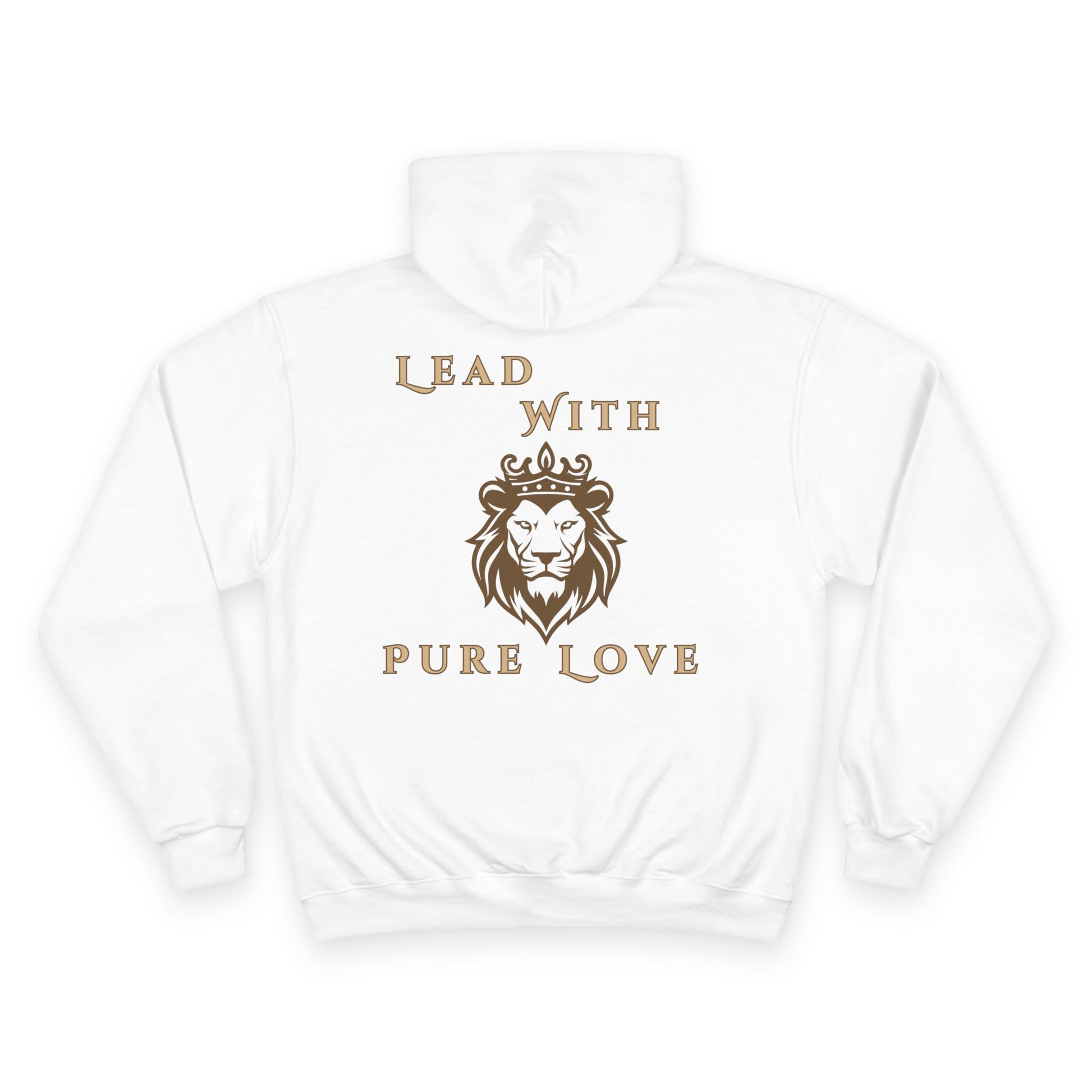 The Divine Kingdom "Lead with Pure Love" Lion Premium Hoodie