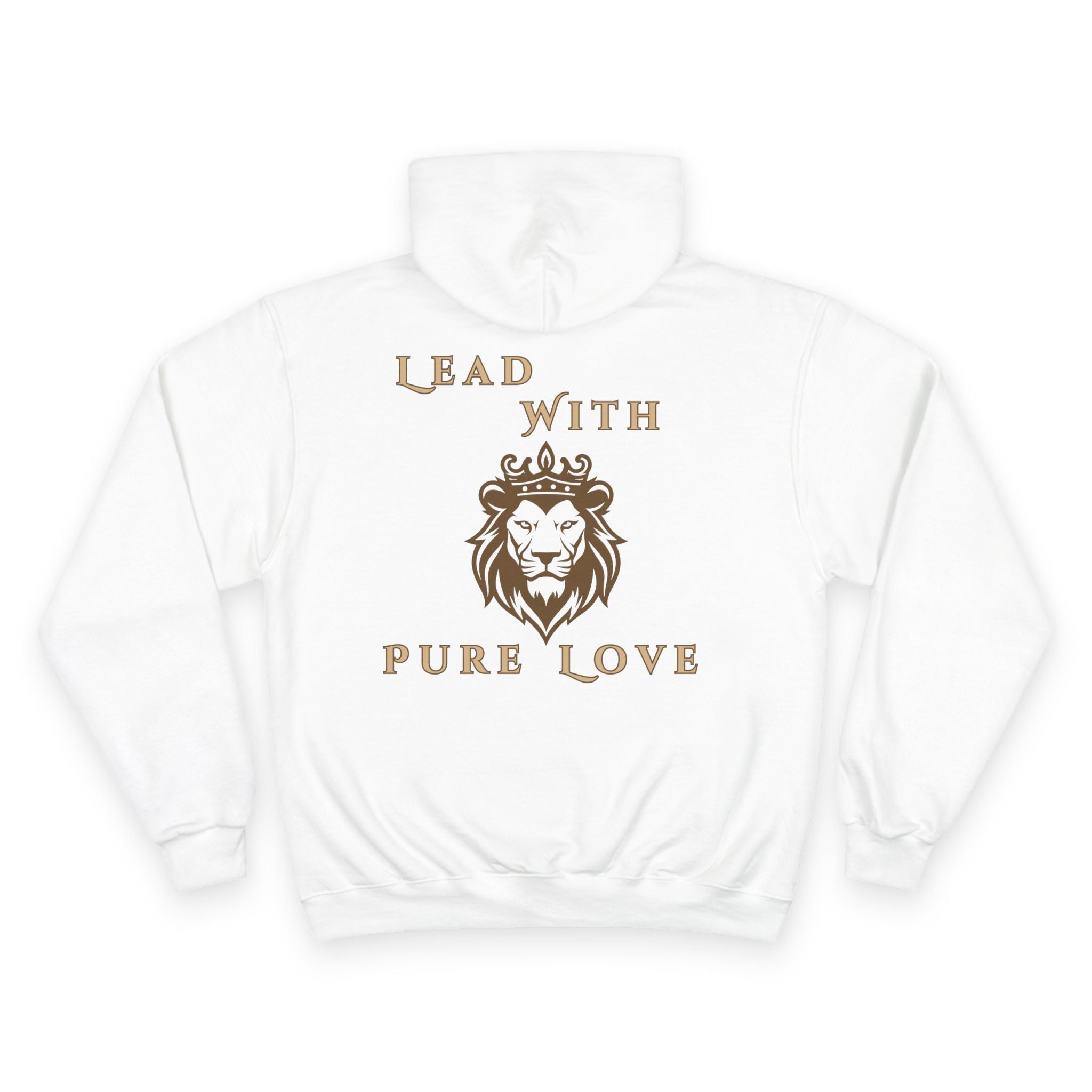 The Divine Kingdom "Lead with Pure Love" Lion Premium Hoodie