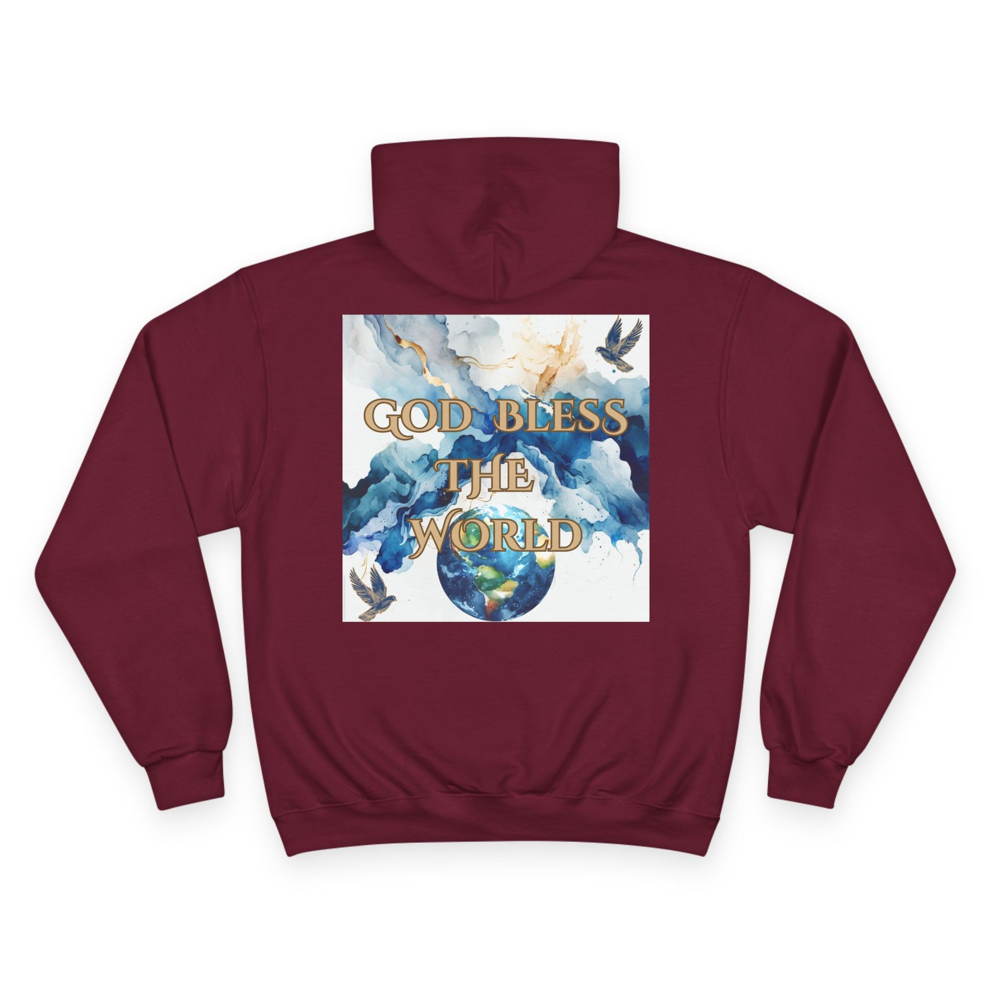 The Divine Kingdom "God Bless the World" Premium Hoodie for Her