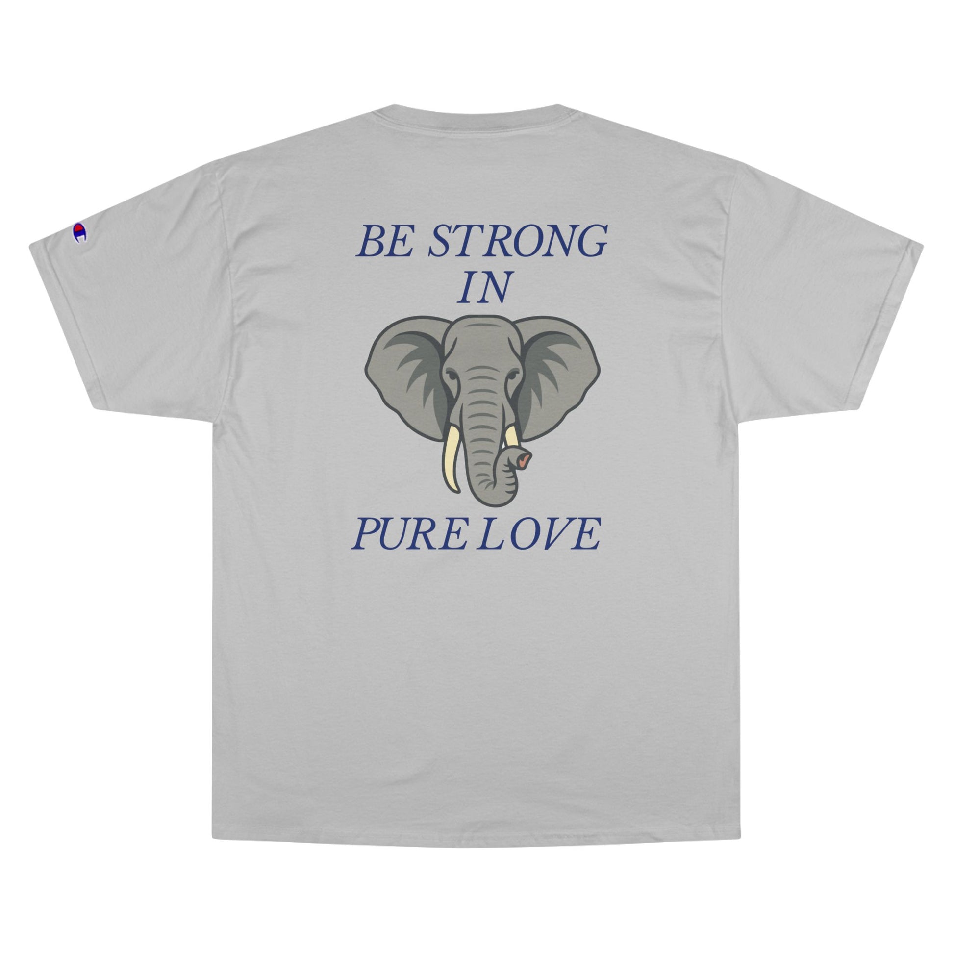 The Divine Kingdom "Be Strong in Pure Love" Elephant Premium Tee for Him