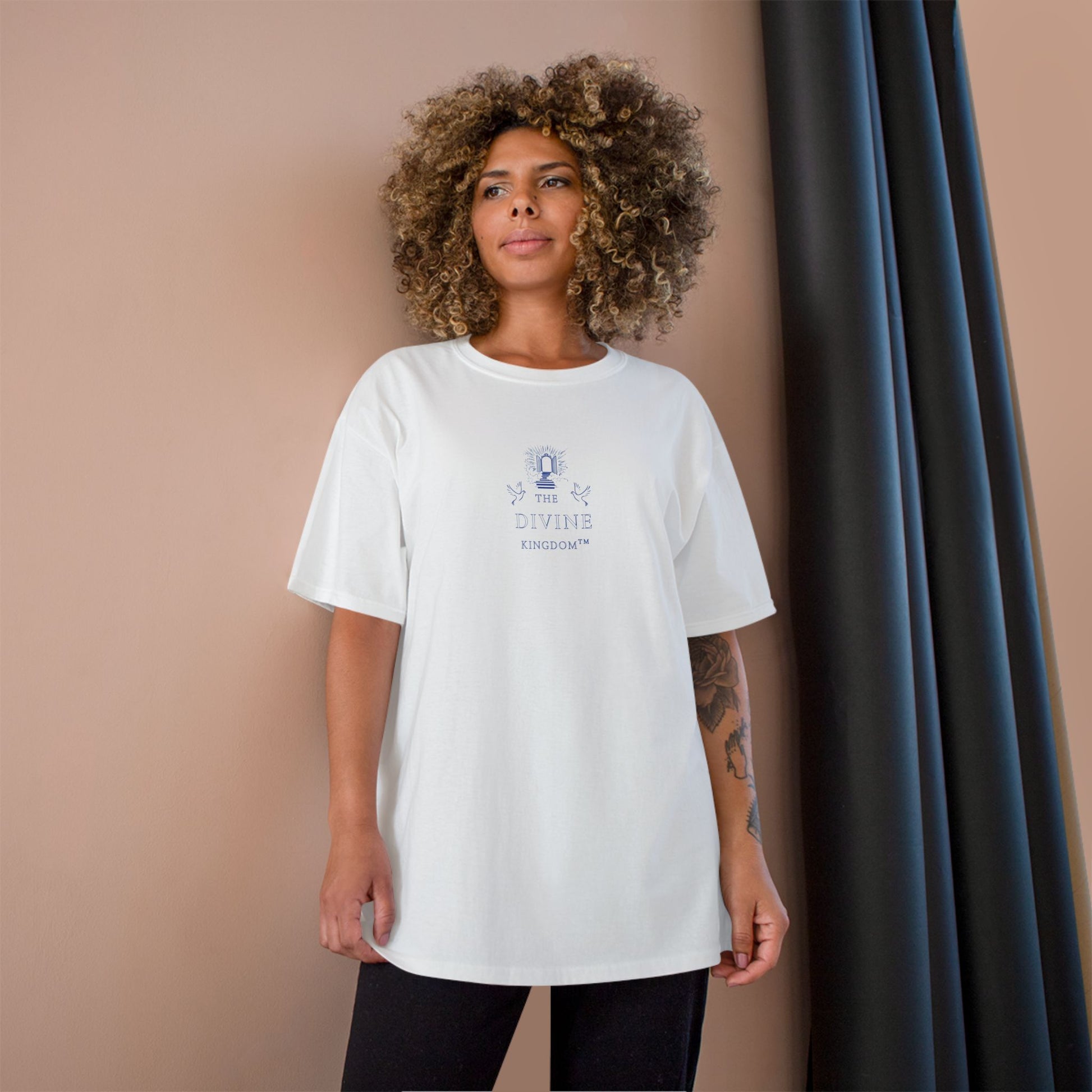 The Divine Kingdom "Pure Love Flyway Birds" Premium Tee for Her