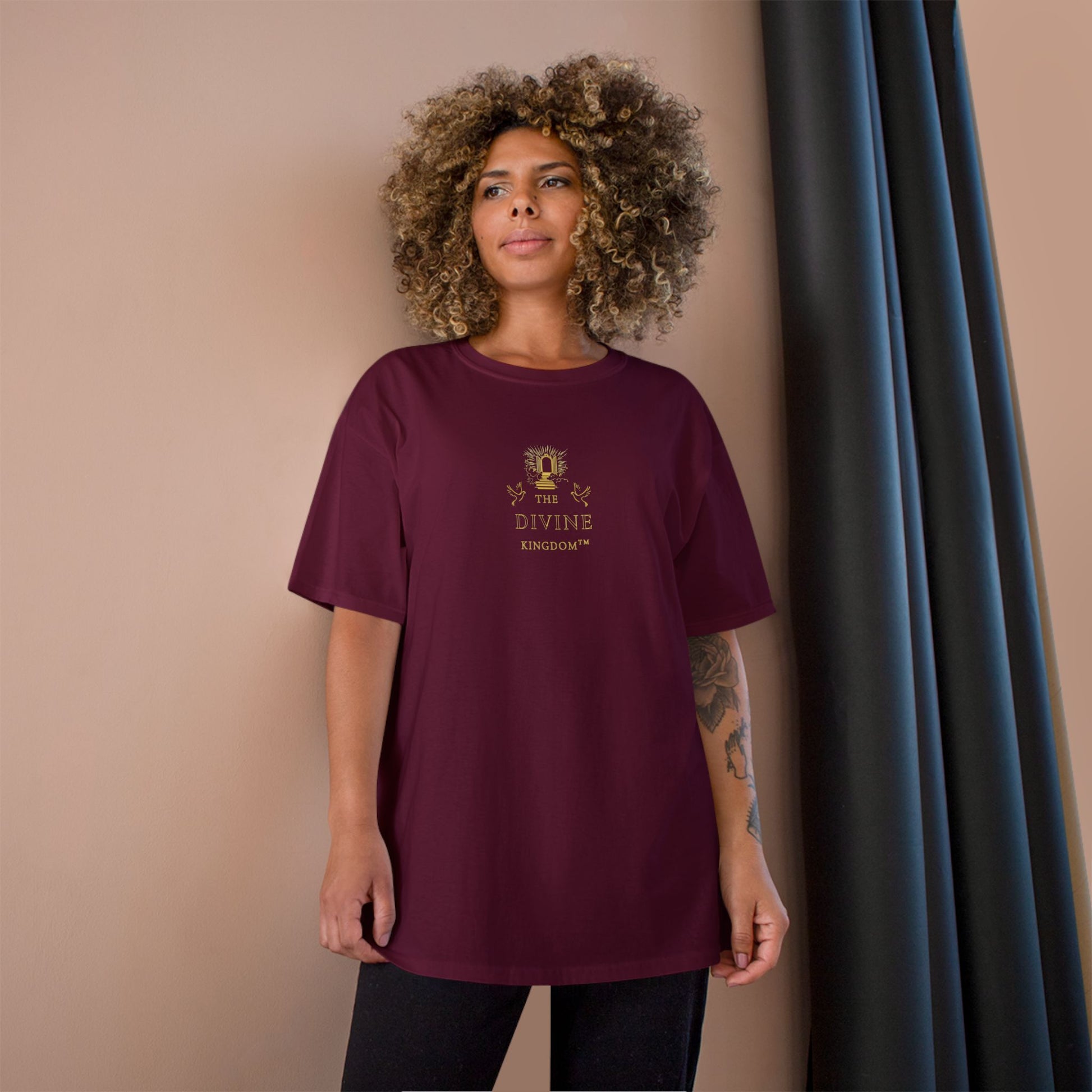 The Divine Kingdom "Conquering through Pure Love" Premium Tee for Her