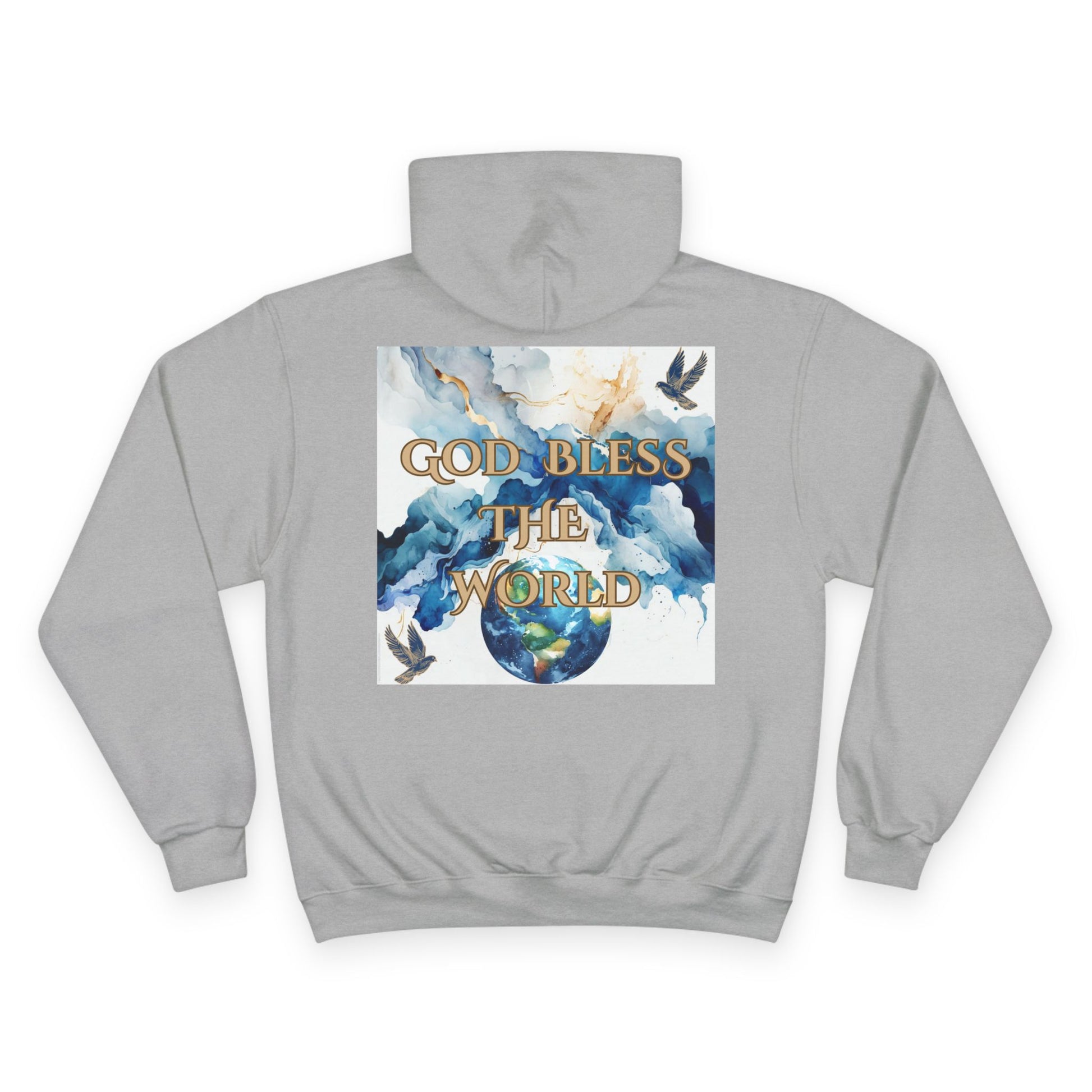 The Divine Kingdom "God Bless the World" Premium Hoodie for Him